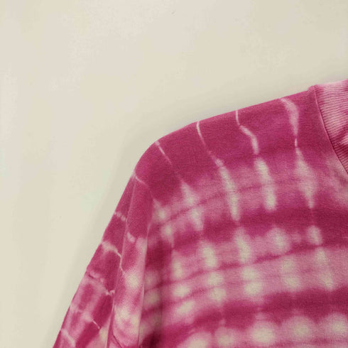 COLLEGE WARE 90S USA製 シングルステッチ タイダイ染め グラフィック S/S クルーネック Tシャツ メンズ import:L