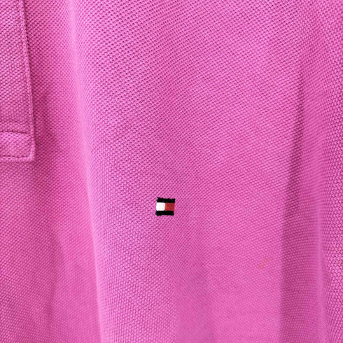 トミーヒルフィガー TOMMY HILFIGER 40's Two Ply Cotton S/S 鹿の子 ポロ シャツ メンズ import:XL