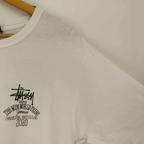 ステューシー Stussy メキシコ製 1980 2020 WORLD TRIBE 両面プリント S/S クルーネック Tシャツ メンズ import:M