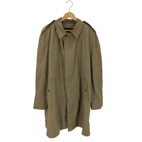 ロンドンフォグ LONDON FOG 70-80S maincoats 白金タグ 65/35 ポリ コットン 裏地 キルティングライナー付き ステンカラー コート バルマカーン コート メンズ 46 EX-LONG