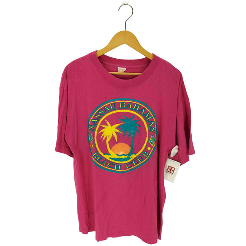 90S 袖シングルステッチ アロハプリント S/S Tシャツ メンズ import:XL