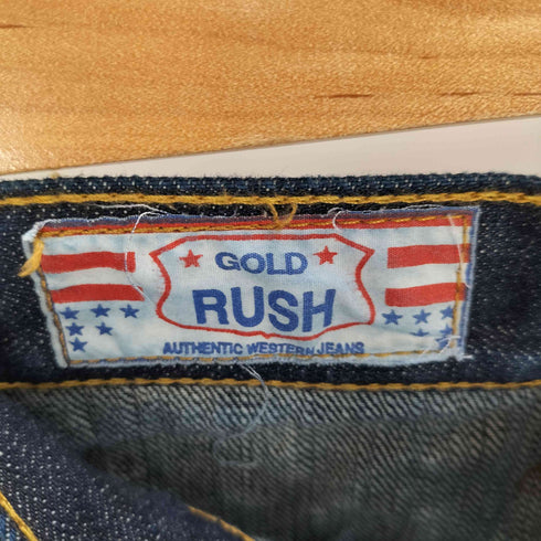 GOLD RUSH YKKジップ デニム ブッシュ パンツ 濃紺 メンズ