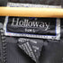 ホロウェイ HOLLOWAY 90S Peter 刺繍 裾ジップ バック プリント 裏地コットン ナイロン ハーフジップ アノラック パーカー メンズ import:L