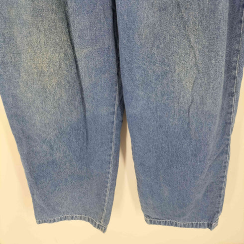 ハガー HAGGER 00S メキシコ製 サイドアジャスター 2タック ワイド デニム パンツ メンズ 38×30