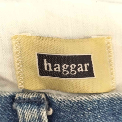 ハガー HAGGER 00S メキシコ製 サイドアジャスター 2タック ワイド デニム パンツ メンズ 38×30