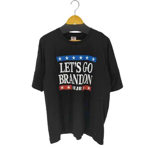 ベイサイド BAYSIDE 00S MADE TEE 2枚タグ USA製 LET'S GO BRANDON 両面 プリント Tシャツ メンズ import:XL