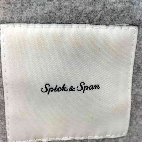 スピックアンドスパン Spick and Span ビーバーフォールドラペルコート レディース JPN:36
