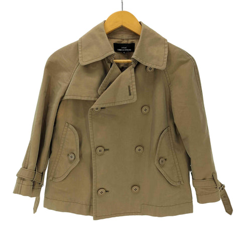 トリココムデギャルソン tricot COMME des GARCONS AD2009 玉蟲 ショート トレンチ ジャケット コート レディース JPN:M