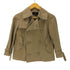 トリココムデギャルソン tricot COMME des GARCONS AD2009 玉蟲 ショート トレンチ ジャケット コート レディース JPN:M