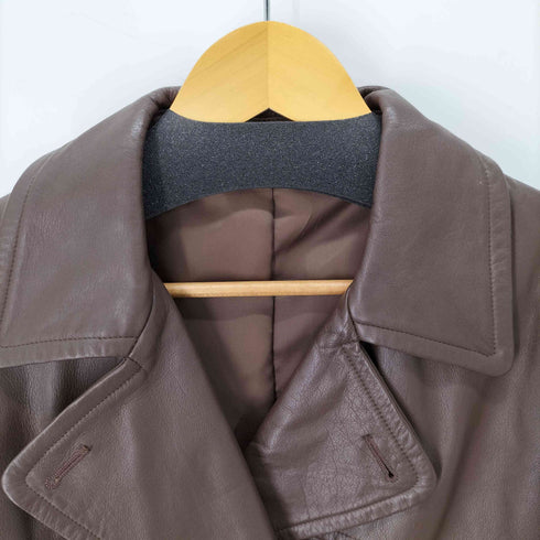 メルローズ MELROSE 牛革 レザー カーコート メンズ