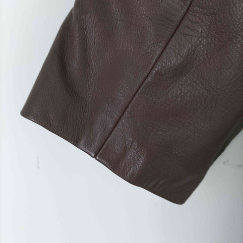 メルローズ MELROSE 牛革 レザー カーコート メンズ