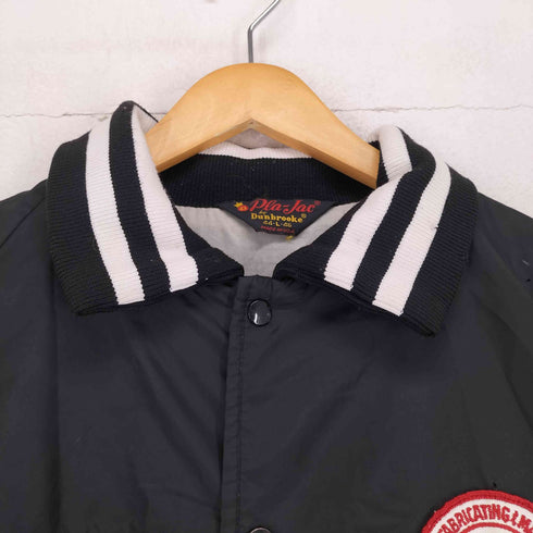 プラジャック Pla-Jac 80s USA製 両面ワッペン刺繍コーチジャケット メンズ L