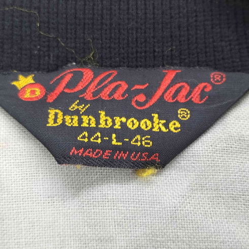 プラジャック Pla-Jac 80s USA製 両面ワッペン刺繍コーチジャケット メンズ L