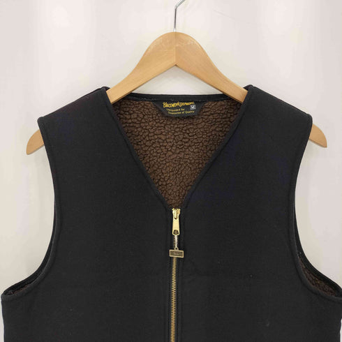 ブルコ BLUCO BLUCO WORK GARMENT BOA V VEST 裏地ボア ジップアップ ワークベスト メンズ M
