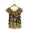 ツモリチサト TSUMORI CHISATO フレアスリーブ 総柄ブラウス レディース JPN:2
