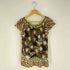ツモリチサト TSUMORI CHISATO フレアスリーブ 総柄ブラウス レディース JPN:2