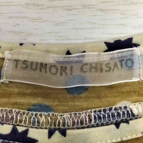 ツモリチサト TSUMORI CHISATO フレアスリーブ 総柄ブラウス レディース JPN:2