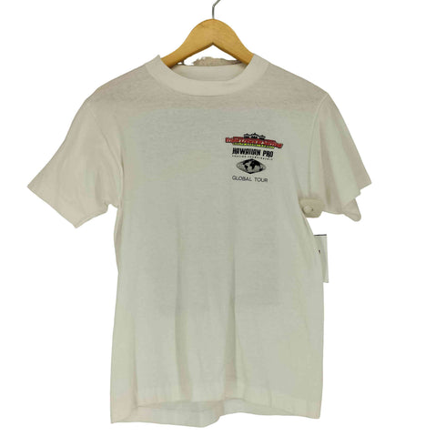 フルーツオブザルーム FRUIT OF THE LOOM 90s USA製 袖裾シングル TRIPLE CROWN OF SURFING クルーネックTシャツ メンズ S