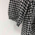 PONT DE CHALONS ノーカラー L/S ギンガムチェック シャツ ブラウス レディース JPN:M