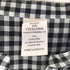 PONT DE CHALONS ノーカラー L/S ギンガムチェック シャツ ブラウス レディース JPN:M