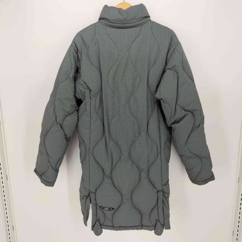 サロモン SALOMON 00S ミリタリーキルト ナイロン ダブルジップ ダウン コート レディース