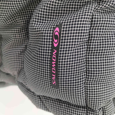 サロモン SALOMON 00S ミリタリーキルト ナイロン ダブルジップ ダウン コート レディース