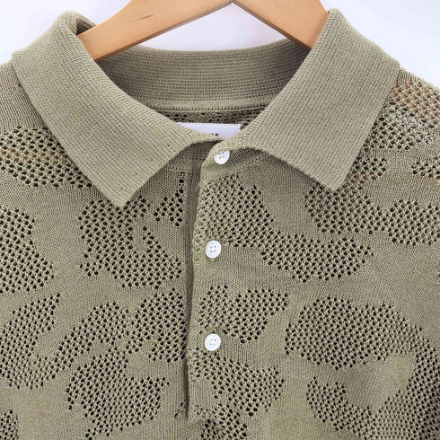 ビームス BEAMS 25SS 12ゲージ メッシュ ポロ シャツ メンズ JPN:XL