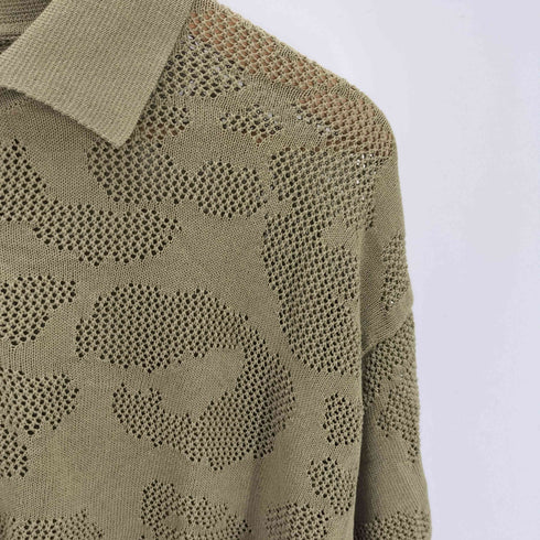 ビームス BEAMS 25SS 12ゲージ メッシュ ポロ シャツ メンズ JPN:XL