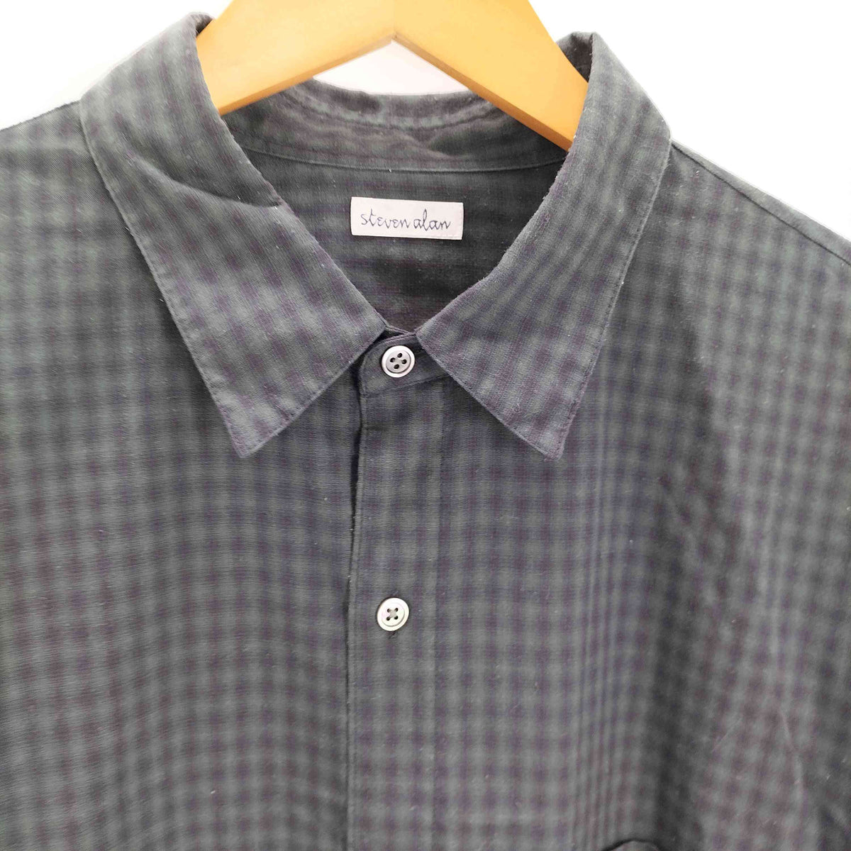 スティーブンアラン Steven Alan TR オンブレ― チェック レギュラー 