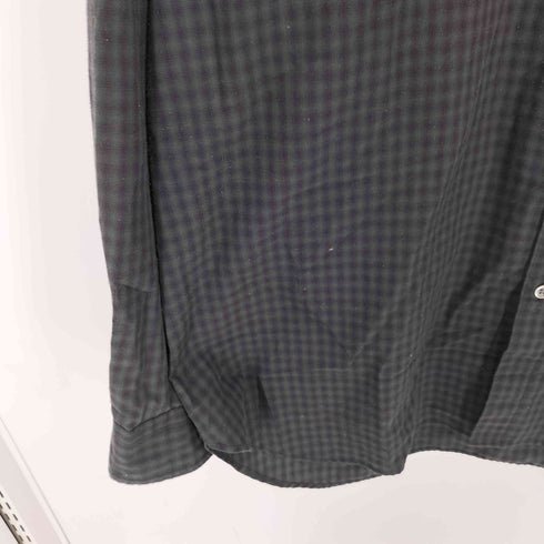 スティーブンアラン Steven Alan TR オンブレ― チェック レギュラーカラー シャツ LOOSE メンズ JPN:XL