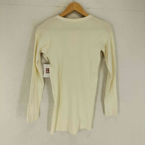 ヘルスニット Healthknit 70-80s USA製 ヘンリーネック L/S カットソー メンズ S