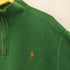 ポロバイラルフローレン Polo by RALPH LAUREN 90-00s ポニー刺繍 ハーフジップ スウェットプルオーバー メンズ XXL
