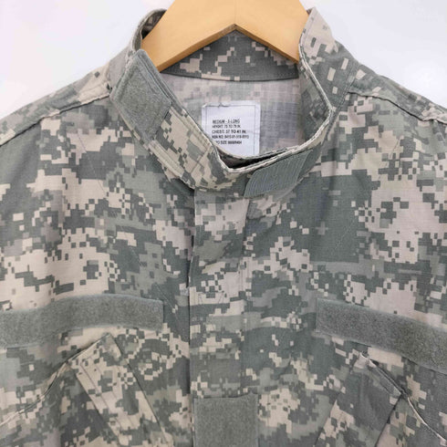 ユーエスアーミー U.S. ARMY 2005年会計 Army Combat Uniform Zipper Coat デジカモ リップストップコンバットユニフォームジャケット メンズ MEDIUM-X-LONG