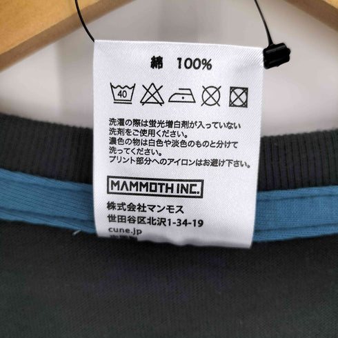 キューン CUNE ロゴ ウサギ プリント S/S Tシャツ メンズ JPN:L