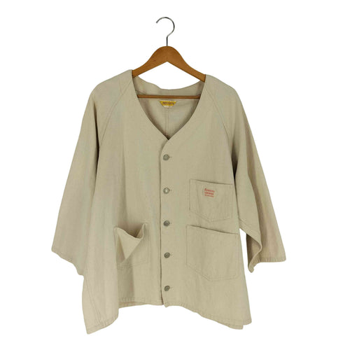 フリークスストア FREAKS STORE 生成り ノーカラージャケット メンズ