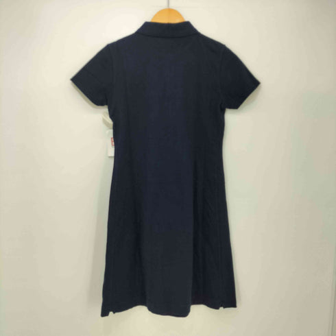 ラコステ LACOSTE 鹿の子 ワンポイント ロゴ 刺繍 ポロ ワンピース レディース EUR:40