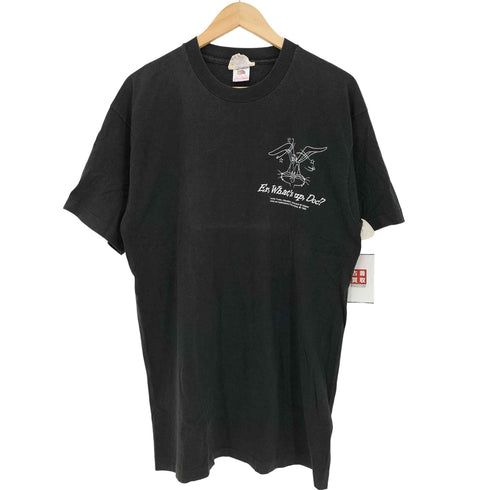 フルーツオブザルーム FRUIT OF THE LOOM 80s コットン キャラクタープリントTシャツ メンズ import:L