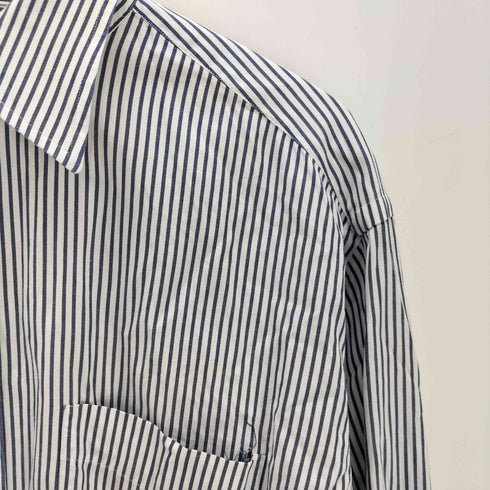 ユニクロ UNIQLO 90S OLD 紺タグ 襟芯 ストライプ シャツ メンズ JPN:XL