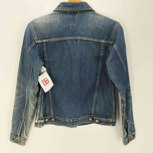 ギャップ Gap 90-00S OLD 紺タグ デニム トラッカー ジャケット レディース import:S