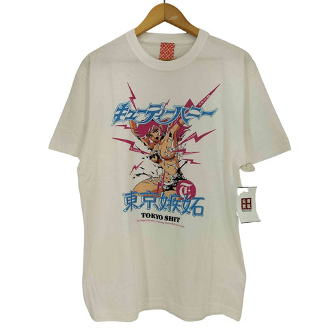 TOKYO SHIT アニメプリント半袖Tシャツ メンズ LARGE