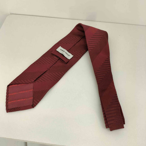 ジョルジオアルマーニ Giorgio Armani レジメンタル ストライプ ネクタイ メンズ
