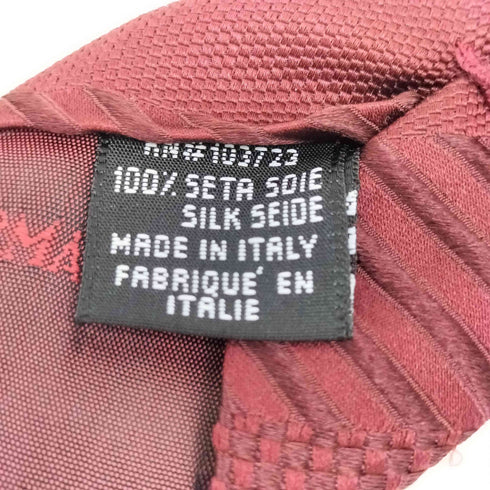 ジョルジオアルマーニ Giorgio Armani レジメンタル ストライプ ネクタイ メンズ