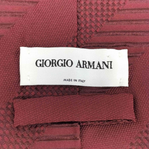 ジョルジオアルマーニ Giorgio Armani レジメンタル ストライプ ネクタイ メンズ