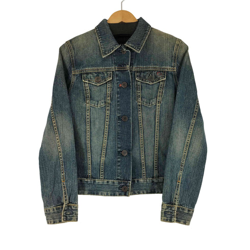 ギャップ Gap 00S バックデザイン デニムジャケット レディース JPN:M