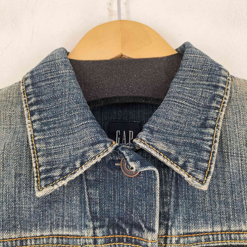 ギャップ Gap 00S バックデザイン デニムジャケット レディース JPN:M