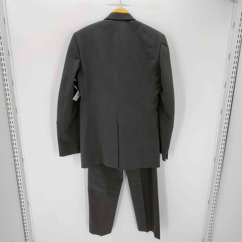 プラダ PRADA 00S イタリア製 センターベント 3B ポリ テーラード ジャケット センタープレス スラックス パンツ スーツ セットアップ メンズ 46