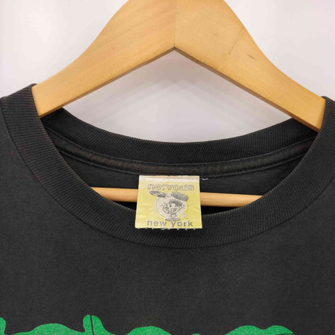 nervous records JERZEESボディ USA製 アルバム プリント Tシャツ メンズ import:XL