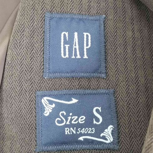 ギャップ Gap 00S ヘリンボーン テーラードジャケット メンズ JPN:S