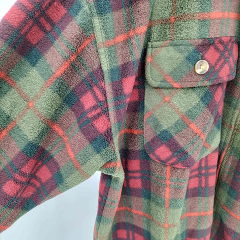 ギャップ Gap POLAR FLC REISSUE JKT ポーラテック チェック柄 フリースジャケット メンズ JPN:L