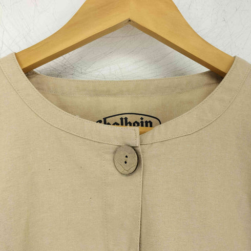 HOLBEIN ノーカラー ワークコート スモック レディース FREE